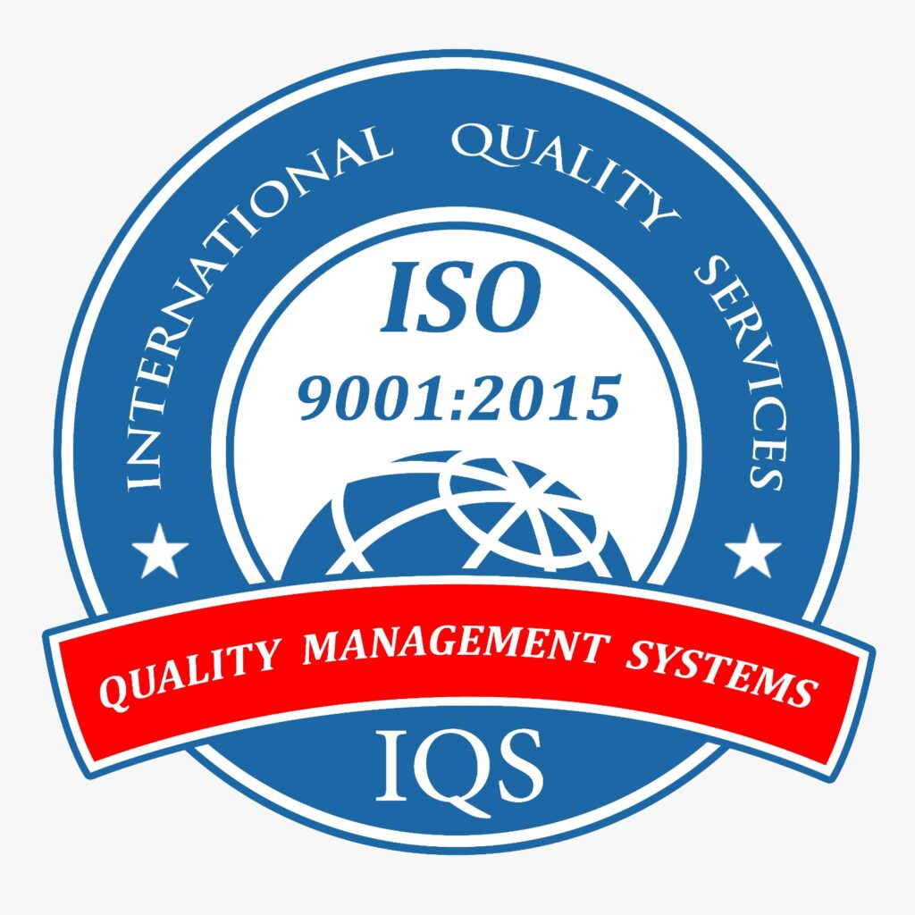 Nous somme certifiés iso 9001 version 2015